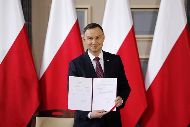 Prezydent Andrzej Duda /PAP