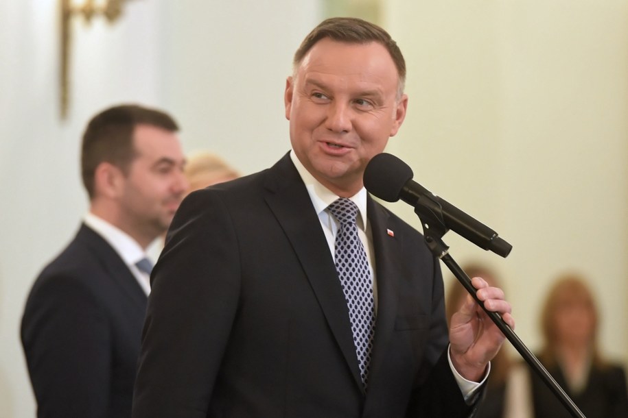 Prezydent Andrzej Duda / 	Radek Pietruszka   /PAP