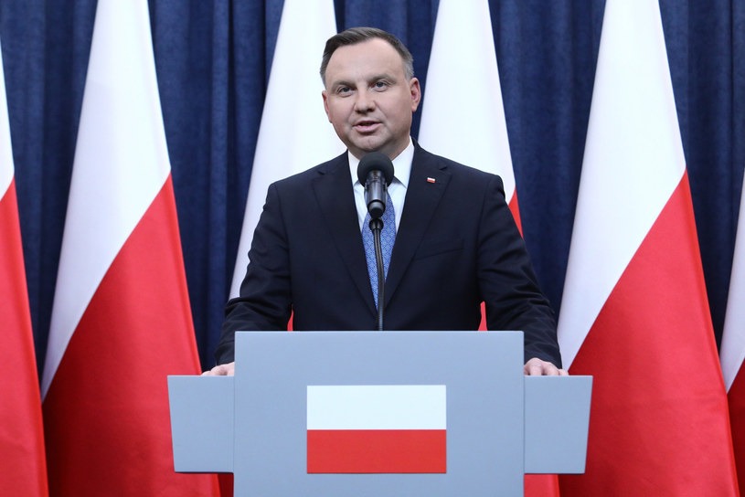 Prezydent Andrzej Duda /Tomasz Jastrzębowski /Reporter