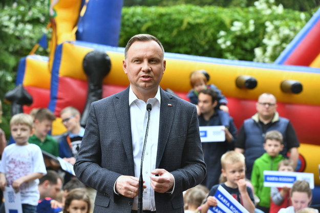 Prezydent Andrzej Duda /Andrzej Lange /PAP