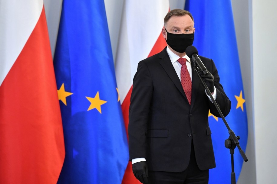 Prezydent Andrzej Duda /Radek  Pietruszka /PAP