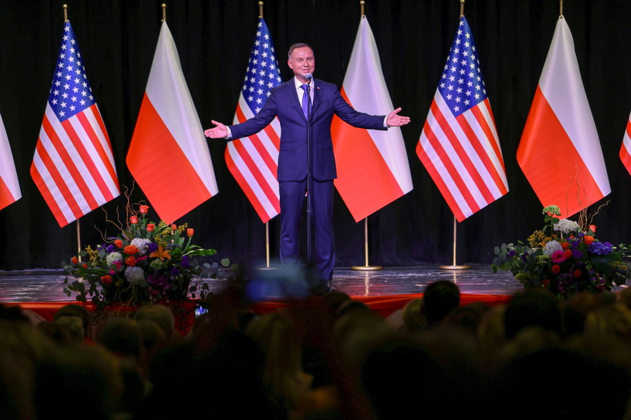 Prezydent Andrzej Duda /Grzegorz Jakubowski /PAP