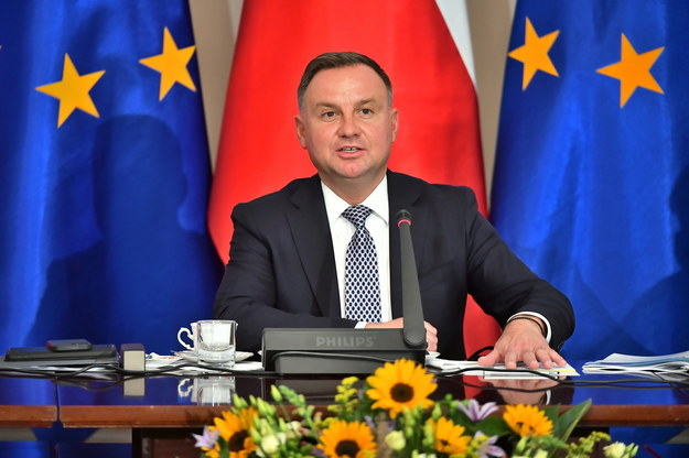 Prezydent Andrzej Duda /Andrzej Lange /PAP