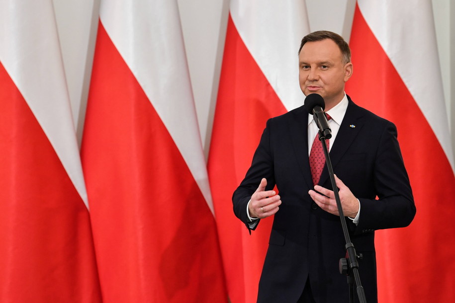 Prezydent Andrzej Duda /Radek Pietruszka /PAP