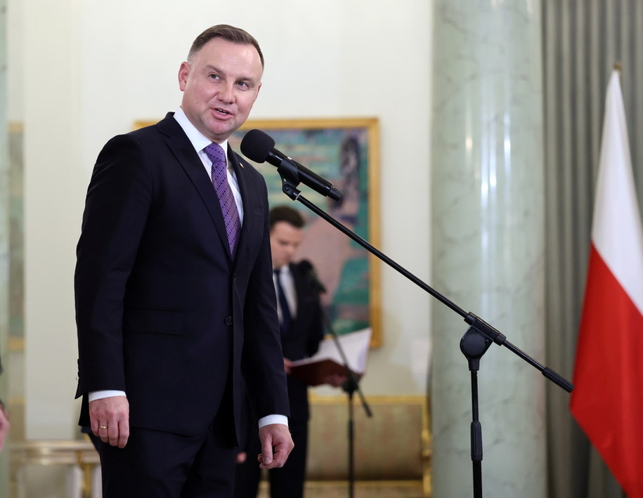 Prezydent Andrzej Duda / 	Leszek Szymański    /PAP