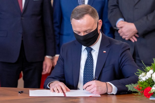 Prezydent Andrzej Duda /Bartosz Jankowski /PAP