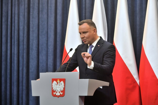 Prezydent Andrzej Duda /Andrzej Lange /PAP