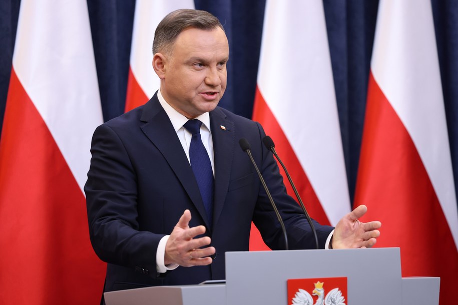 Prezydent Andrzej Duda / 	Leszek Szymański    /PAP