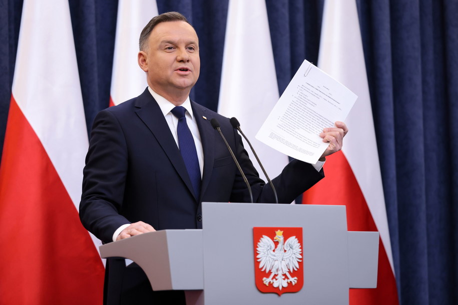 Prezydent Andrzej Duda / 	Leszek Szymański    /PAP