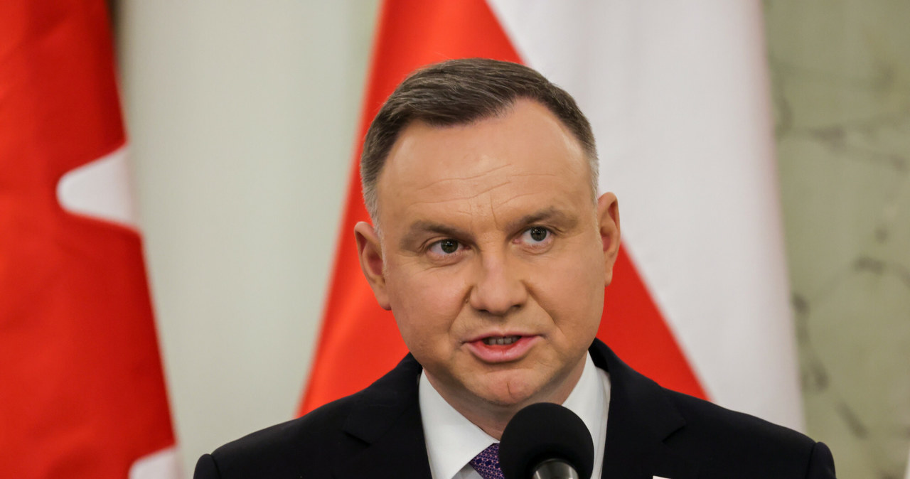 Prezydent Andrzej Duda /Jacek Domiński /Reporter