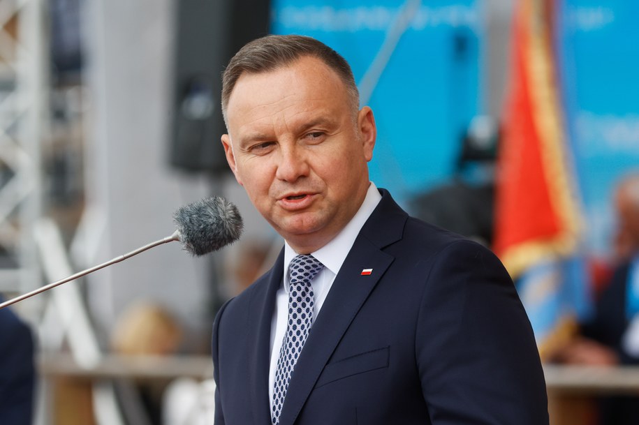 Prezydent Andrzej Duda /Waldemar Deska /PAP