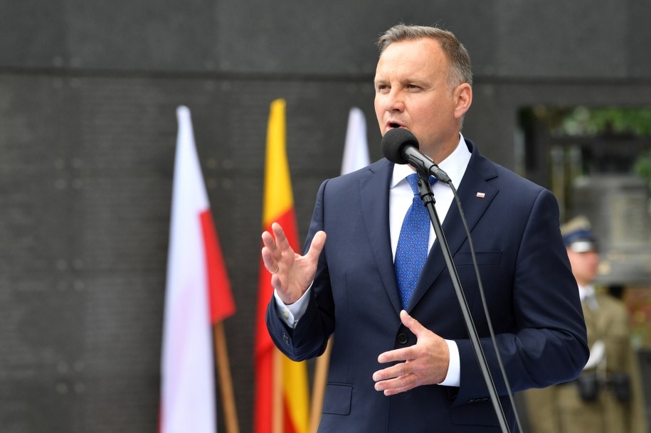 Prezydent Andrzej Duda /Radek Pietruszka /PAP