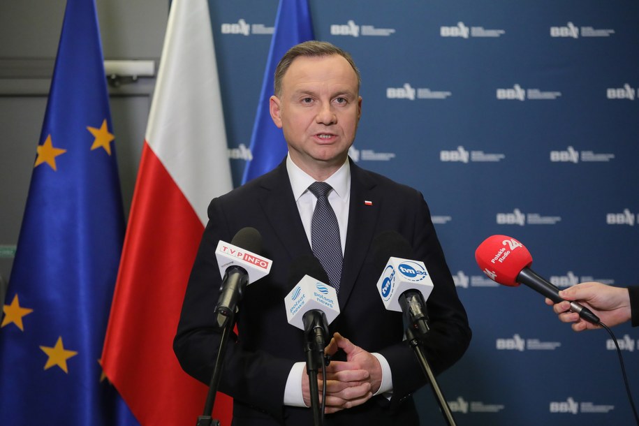 Prezydent Andrzej Duda / 	Paweł Supernak   /PAP