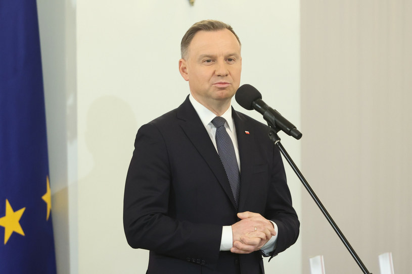 Prezydent Andrzej Duda /Tomasz Jastrzębowski /Reporter