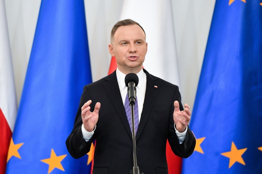 Prezydent Andrzej Duda /Radek Piertuszka /PAP