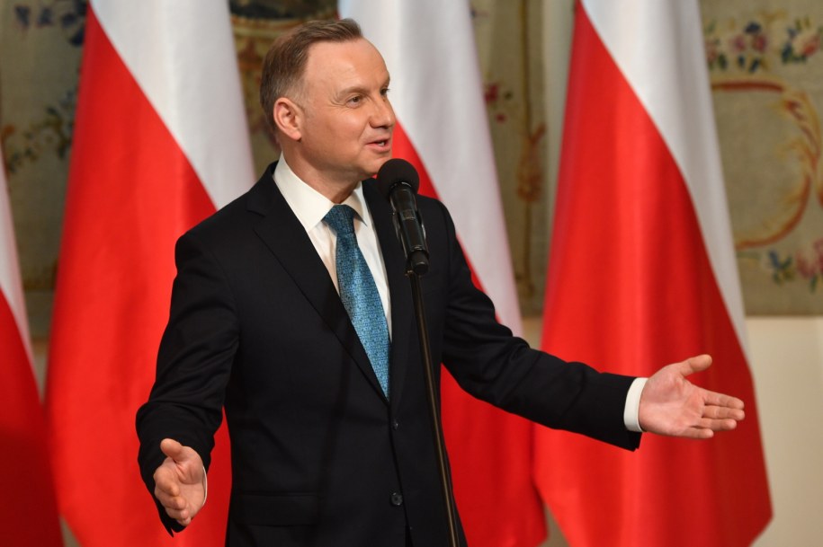 Prezydent Andrzej Duda /Radek Pietruszka /PAP