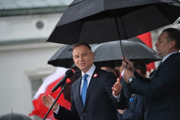 Prezydent Andrzej Duda / 	Marcin Obara  /PAP