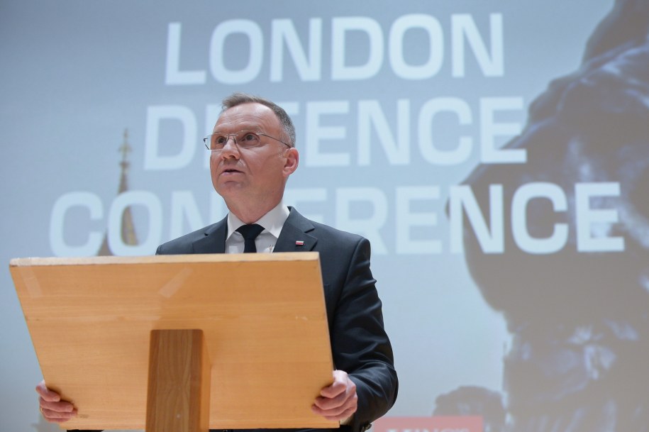 Prezydent Andrzej Duda / 	Marcin Obara  /PAP