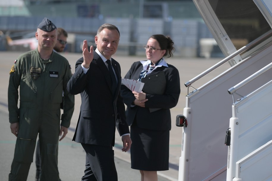 Prezydent Andrzej Duda / 	Marcin Obara  /PAP