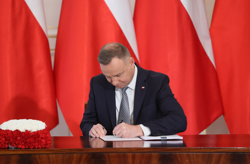 Prezydent Andrzej Duda /Wojciech Olkuśnik /East News