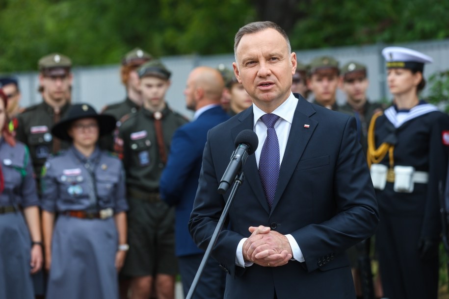 Prezydent Andrzej Duda / 	Rafał Guz    /PAP