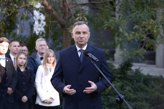 Prezydent Andrzej Duda /Marcin Obara /PAP