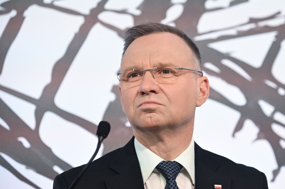 Prezydent Andrzej Duda /Radek Pietruszka /PAP