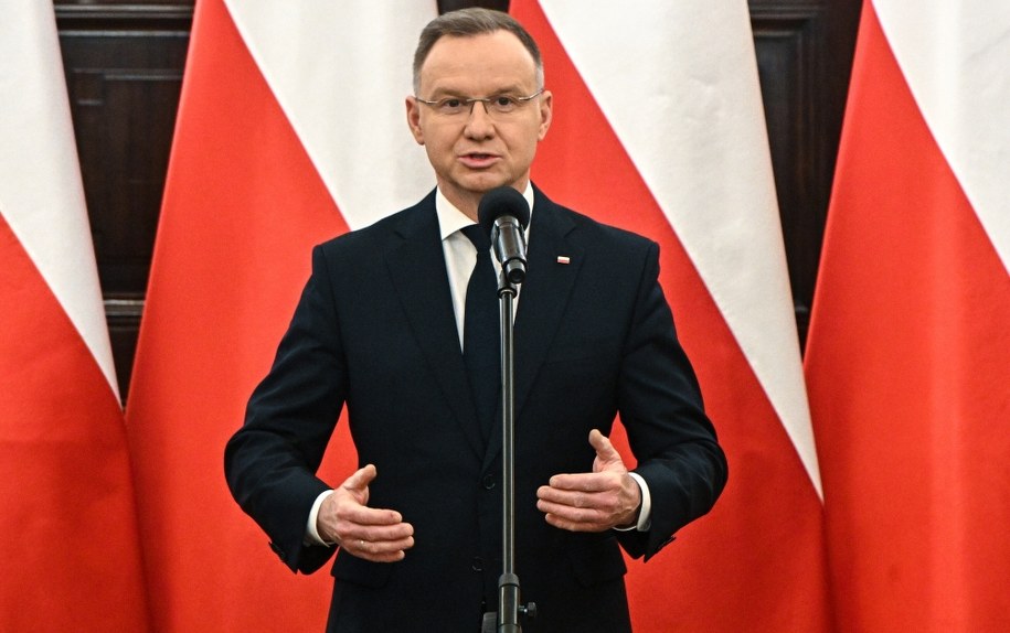 Prezydent Andrzej Duda /Radek Pietruszka /PAP