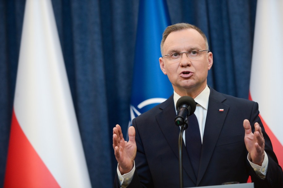 Prezydent Andrzej Duda /Marcin Obara /PAP