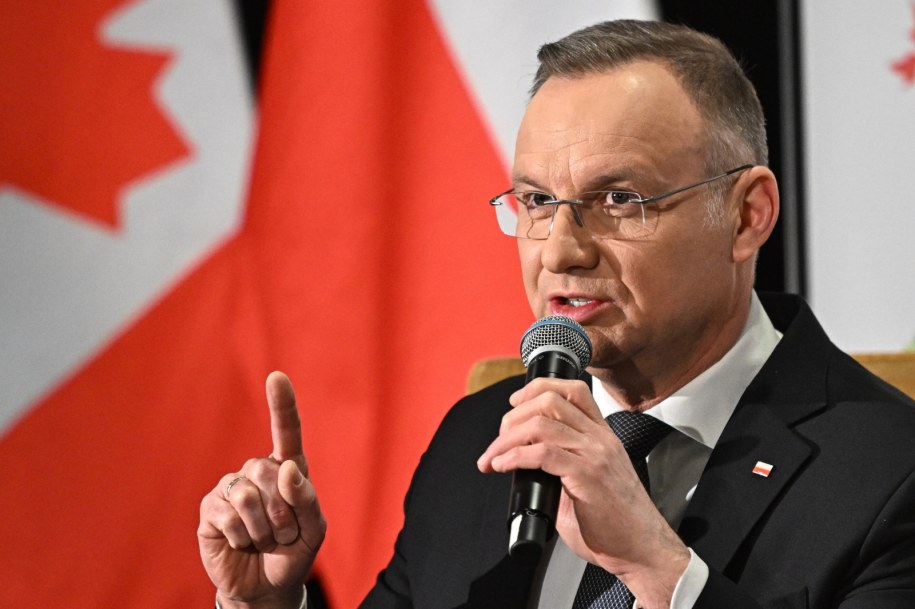 Prezydent Andrzej Duda /Radek Pietruszka /PAP