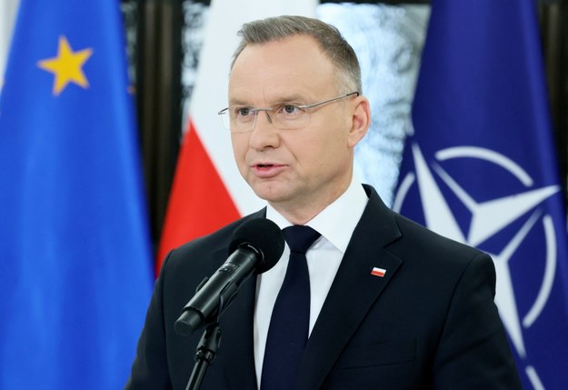 Prezydent Andrzej Duda /Wojciech Olkuśnik /East News
