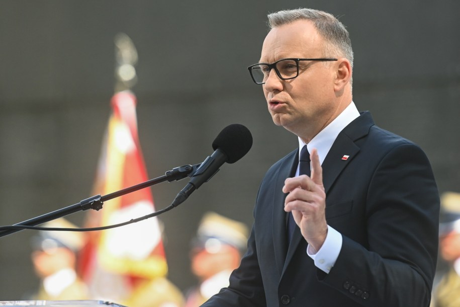 Prezydent Andrzej Duda /Piotr Nowak /PAP