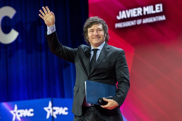 Prezydent Argentyny Javier Milei /Shutterstock