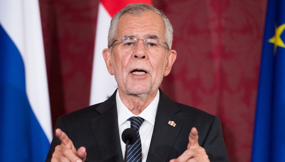 Prezydent Austrii Alexander Van der Bellen /Michael Gruber /PAP/EPA