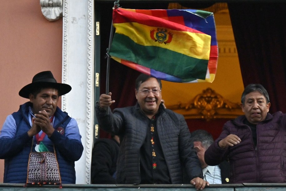 Prezydent Boliwii Luis Arce po próbie zamachu stanu /Aizar RALDES /AFP/EAST NEWS