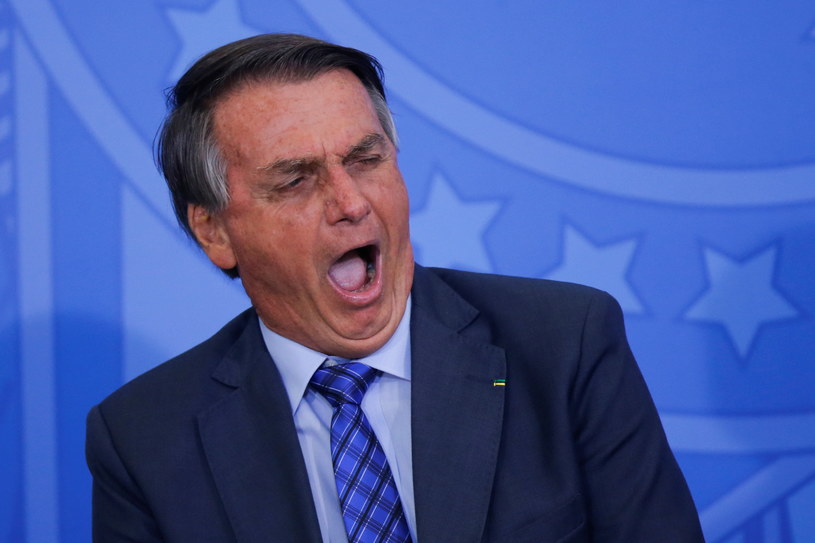 Prezydent Brazylii Jair Bolsonaro. /ADRIANO MACHADO /Agencja FORUM