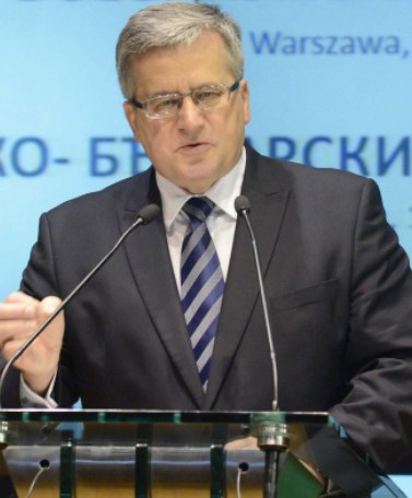 Prezydent Bronisław Komorowski /Jakub Kaminski /PAP