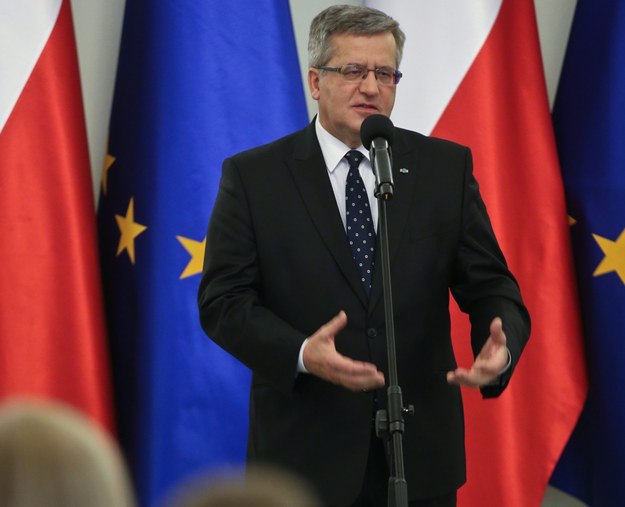Prezydent Bronisław Komorowski /Rafał Guz /PAP