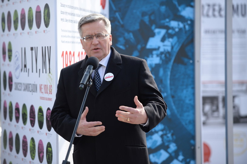 Prezydent Bronisław Komorowski /Jacek Tuczyk /PAP