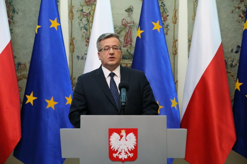 Prezydent Bronisław Komorowski /Tomasz Gzell /PAP