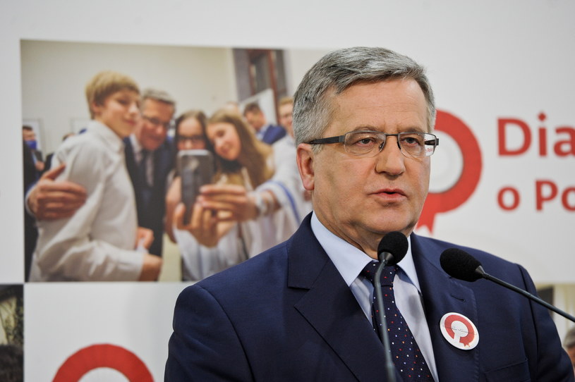 Prezydent Bronisław Komorowski /Marcin Obara /PAP