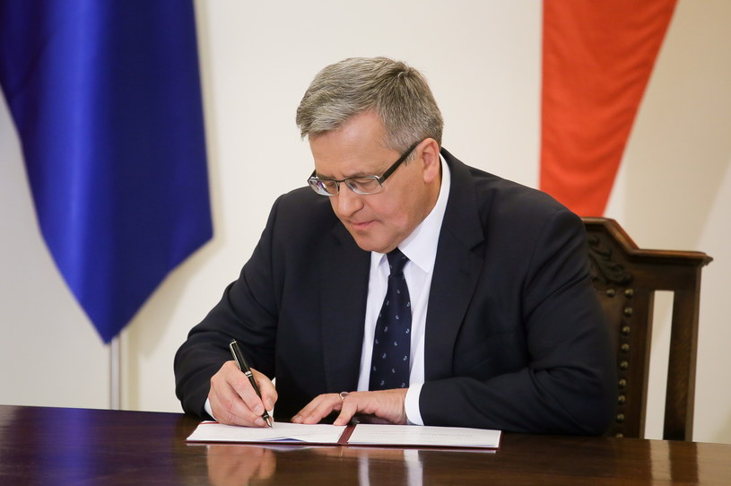 Prezydent Bronisław Komorowski /Paweł Supernak /PAP