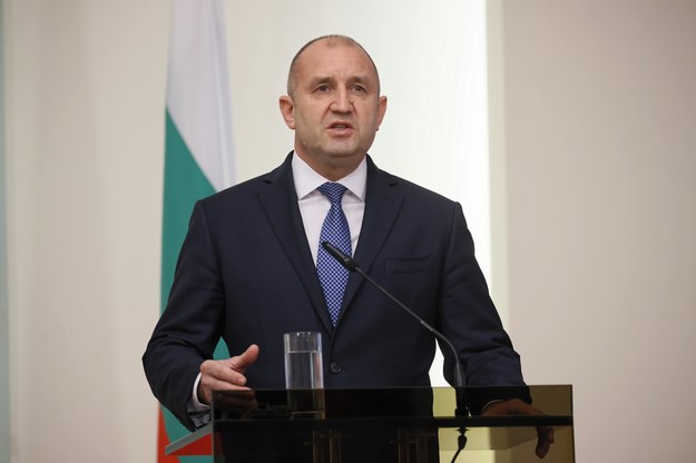 Prezydent Bułgarii Rumen Radew / 	Leszek Szymański    /PAP