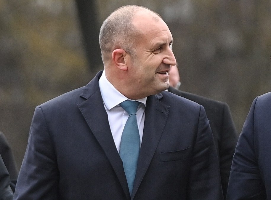 Prezydent Bułgarii Rumen Radew /VASSIL DONEV /PAP/EPA