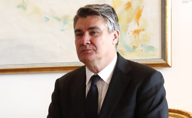 Prezydent Chorwacji Zoran Milanović /ANTONIO BAT /PAP/EPA