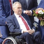 Prezydent Czech wrócił do szpitala. Jest zakażony koronawirusem
