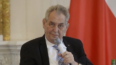 Prezydent Czech zabrany do szpitala. Wcześniej spotkał się z Andrejem Babiszem