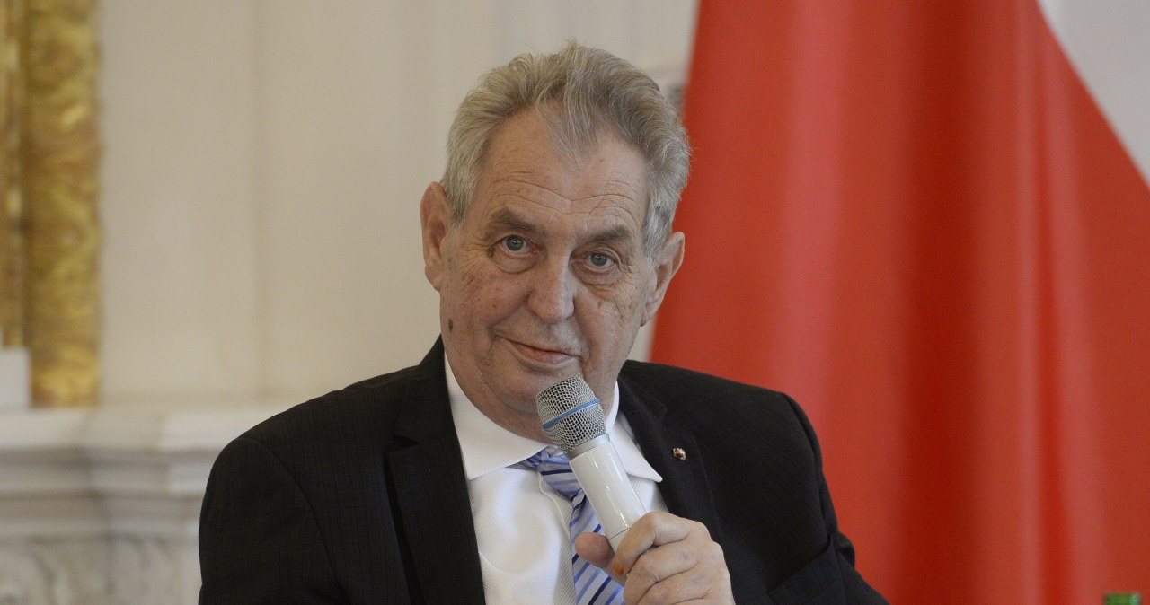 Prezydent Czech zabrany do szpitala. Wcześniej spotkał się z Andrejem Babiszem