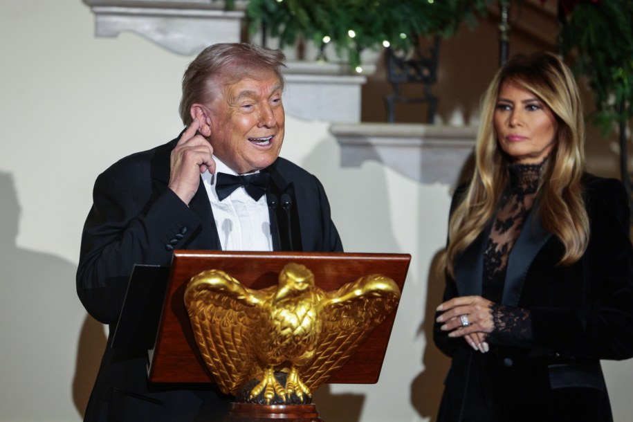 Prezydent Donald Trump i jego żona Melania w Białym Domu /SHAWN THEW    /PAP/EPA
