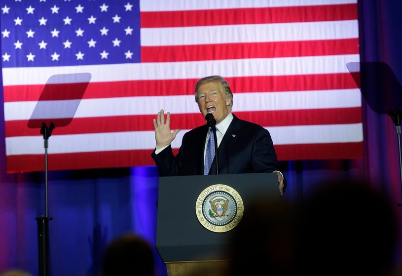 Prezydent Donald Trump /JOSHUA LOTT /AFP